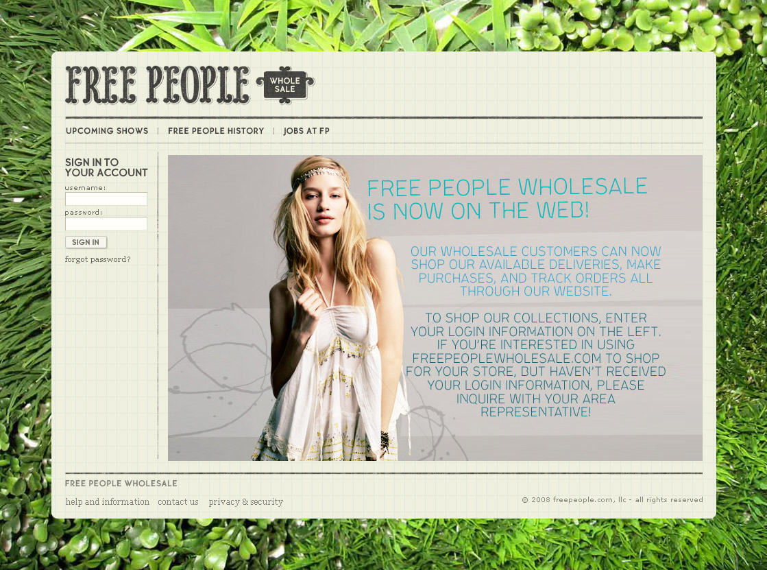 Free People Showrooms — Free People Wholesale